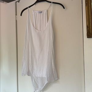 White Sleeveless Top